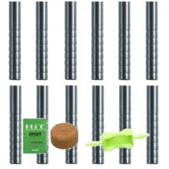 Easton Inserts HIT Deep Six W/ Insert Tool, Glue, Chamfer Stone 12pk 018873